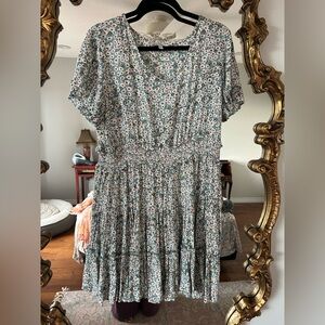 Hayden Sz M Floral Green Dress